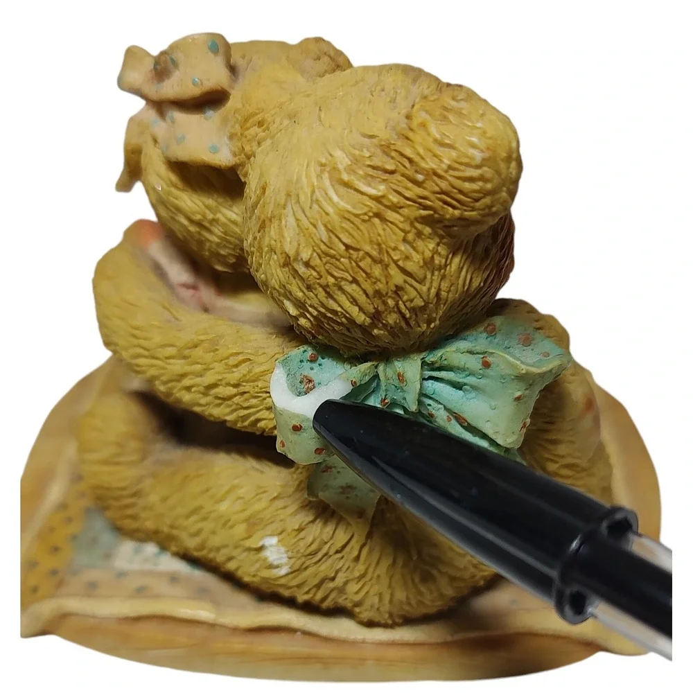 Vintage Hamilton Gifts Figurine Cherished Teddies Nathaniel and Nellie Twice SEE